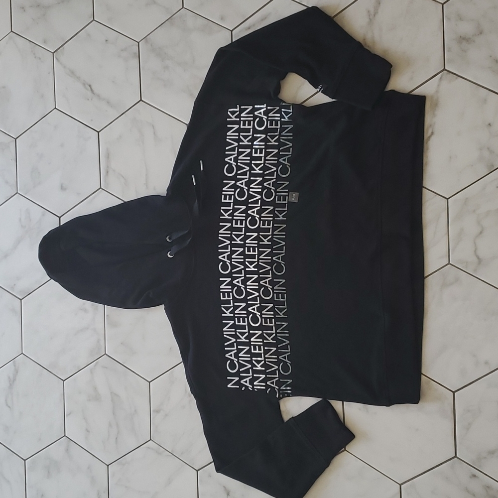 NWT Calvin Klein Crop Hoodie